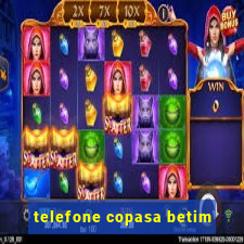 telefone copasa betim