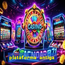 plataforma antiga de jogos