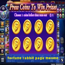 fortune rabbit paga mesmo