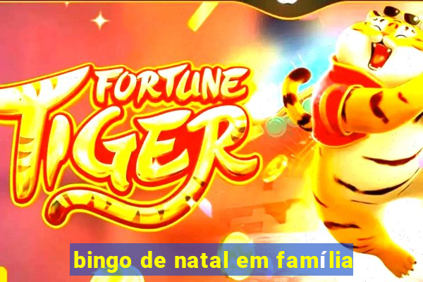 bingo de natal em família