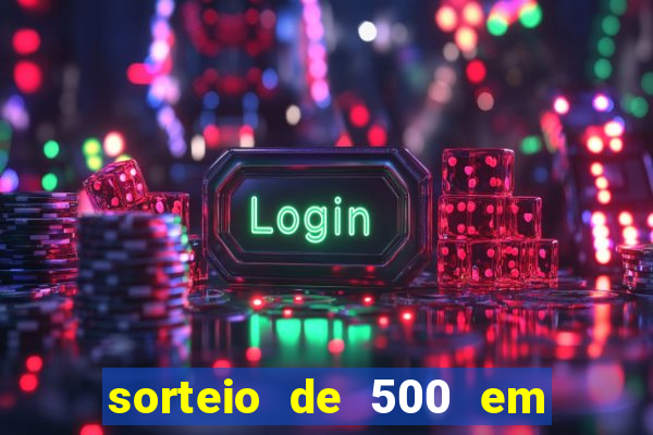 sorteio de 500 em cash toda segunda feira novibet como funciona